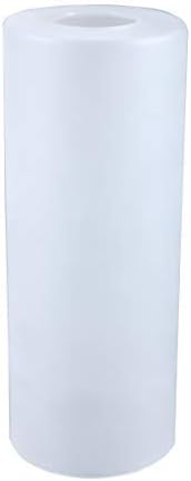 GoLucky Glass Cylinder Shade Accessory - Glass Lamp Fixture Shade Replacement - 4"D x 12"H