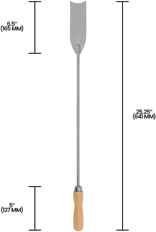 Zenport K801 Asparagus Knife/Weeding Tool, 25-Inch, Natural