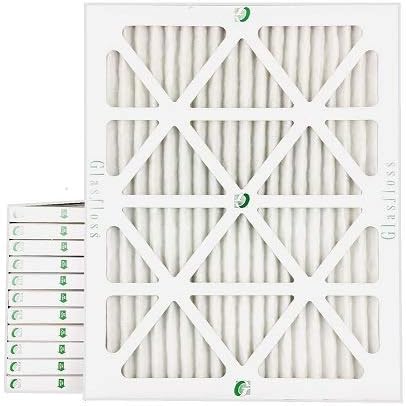 Glasfloss ZL 24x30x1 MERV 13 (FPR 10) Air Filters for AC and Furnace. Case of 12. Actual Size: 23-5/8 x 29-5/8 x 7/8