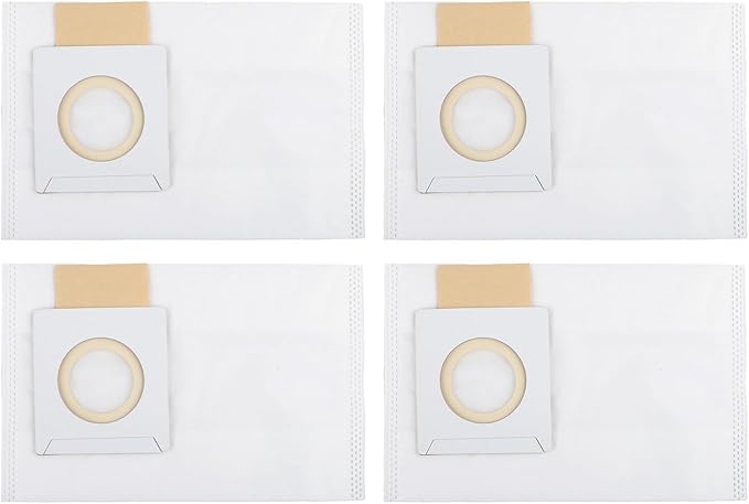 5-Layer Electrostatic Fleece 197903-8 Filter Bags With Rubber Seal For 36V 18V X2 Backpack Vacuum XCV05 XCV09 XCV10 Dust Collection 4-Pack (4 PACK)