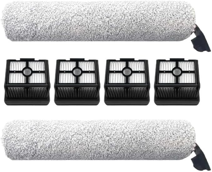 Scrubber Wiper Filter Soft Brush Wet and Dry Vacuum Cleaner Spare Part,Compatible for Dreame, M13 / H13 Accessories(Set A)