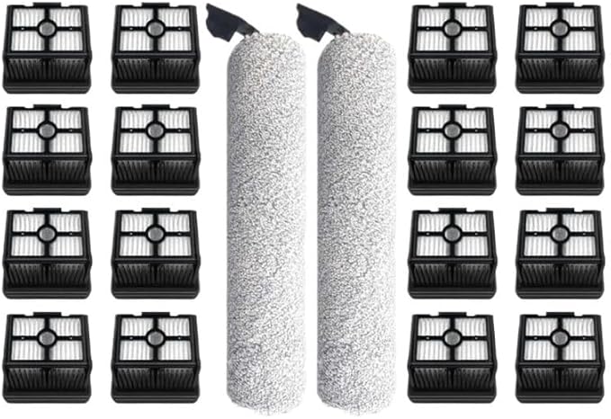 Scrubber Wiper Filter Soft Brush Wet and Dry Vacuum Cleaner Spare Part,Compatible for Dreame, M13 / H13 Accessories(Set C)
