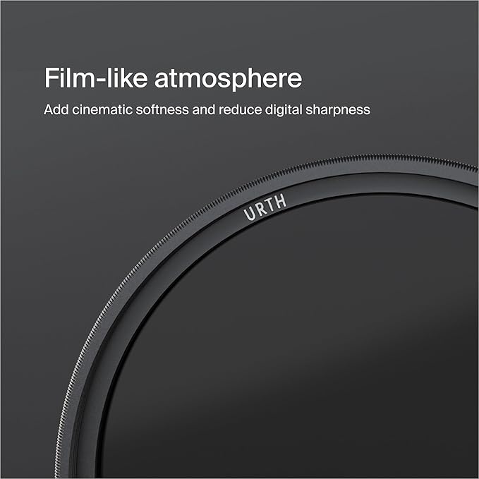 Urth 82mm Ethereal White Mist ¼ Diffusion Lens Filter (Plus+) - Cinematic Effect, 20-Layer Nano-Coated Light Dispersing Particles