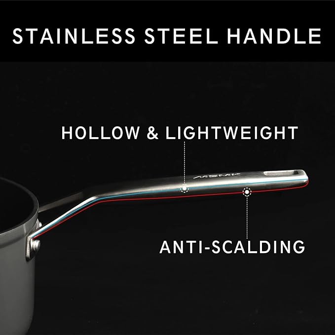 MsMk 12 1/2 inch Non Stick Frying Pan with Lid,Titanium and Ceramic Nonstick Large Skillet,Stay-Cool Handle,Scratch-resistant,Non-Toxic,Induction,Dishwasher Safe, Oven Safe to 700°F