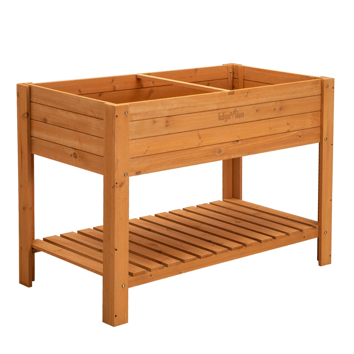 48"x24"x33" Large Raised Garden Beds Wood Elevated Planters Box with Legs