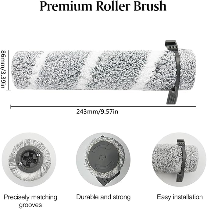 Replacement Parts ,Compatible For Bissell, 3930F 3933 V2 3999Z Floor Scrubber Roller Brush Filter Washing Vacuum Cleaner Parts(G)