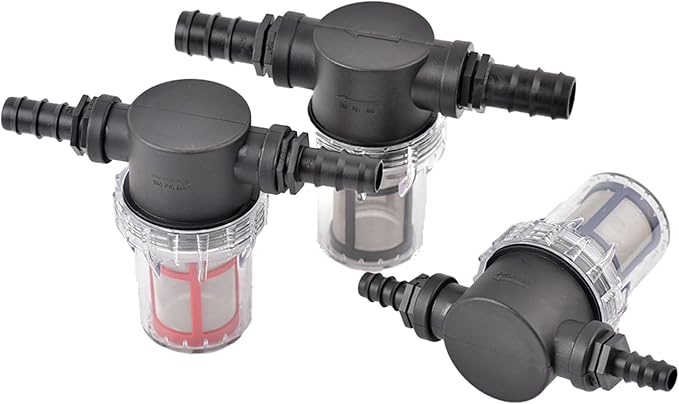 Garden Home 40-200 Mesh Large Flow Visible Filter Connector to Barb 16mm 20mm 25mm Hose Pre-Filter Garden Irrigation Agriculture Tool 1 Pcs Filter (Color : A, Size : 200Mesh)