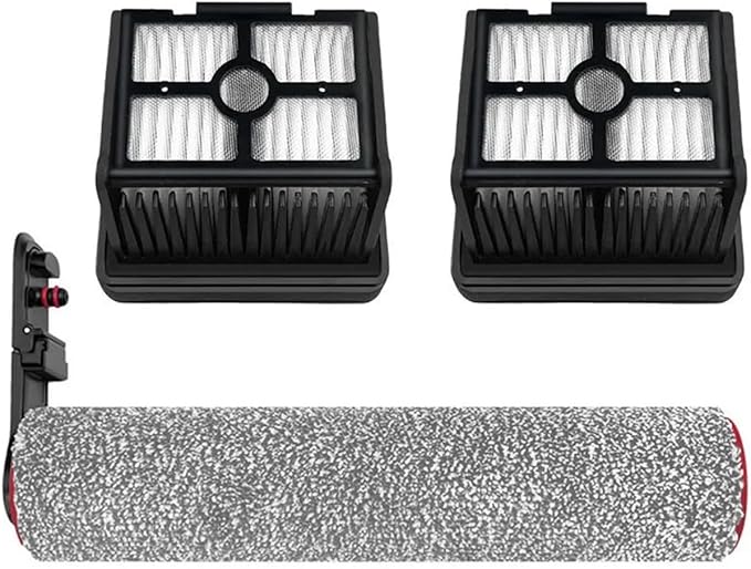 Main Roller Brushes Filter,Compatible For Dreame, H40 Ultra/H40 Pro Wet Dry Vacuum Cleaner Floor Scrubber Parts(B)