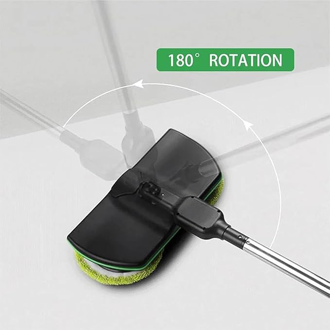 Spinning Cleaner Vacuum,Electric Mops for Floor Cleaning,Cordless Electric Mop,Floor Scrubber and Polisher Machine,Buffer Polisher for Home with Replacement Pad,Includes 6 PCS Cleaning Cloths