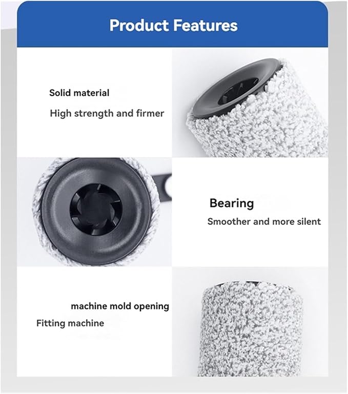 Brush Roller/Filter Replacement ,Compatible For Tineco, 1.0 Cordless Wet Dry Vacuum Floor Scrubber Cleaner Parts Vacuum Cleaner Parts