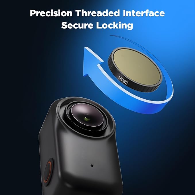 Haoge Black Diffusion 1/4 Filter for DJI Osmo Nano,Dreamy Cinematic Mist Lens Filter Multi Coated HD Optical Glass Filter,Perfect for Portrait Photography,Selfies Personal Vlogs