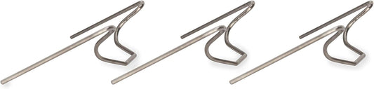 Greenhouse Glazing Clips, Pack of 50 Stainless Steel W Type Clip Leaf Spring Clips, Aluminium Greenhouse Care, House Twin-Hall Web Sheets
