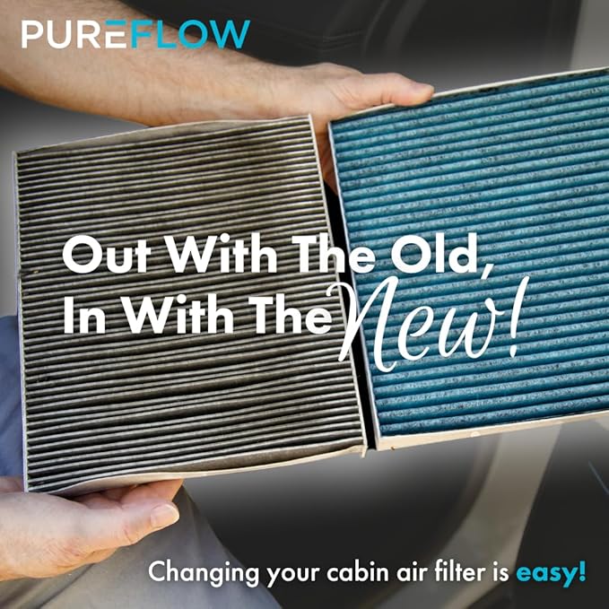 PureFlow Cabin Air Filter PC4479X | Fits 2022-2025 Nissan Frontier, 2017-2024 TITAN, Armada, 2014-2024 INFINITI QX80, 2016-2024 Q50, 2009-2024 Nissan GT-R