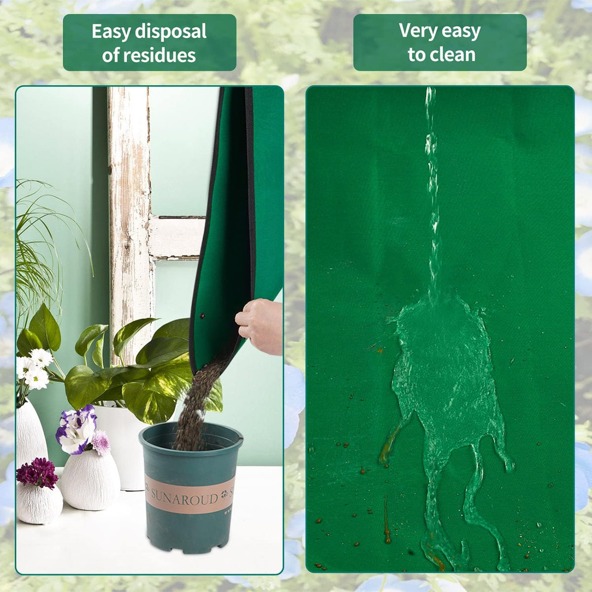 Extra Large Repotting Mat for House Plants Transplanting and Dirt Control Portable Potting Tray Waterproof Potting Mat for Indoor Plants Succulent Gardening Mat Plant Gift for Plant Lovers