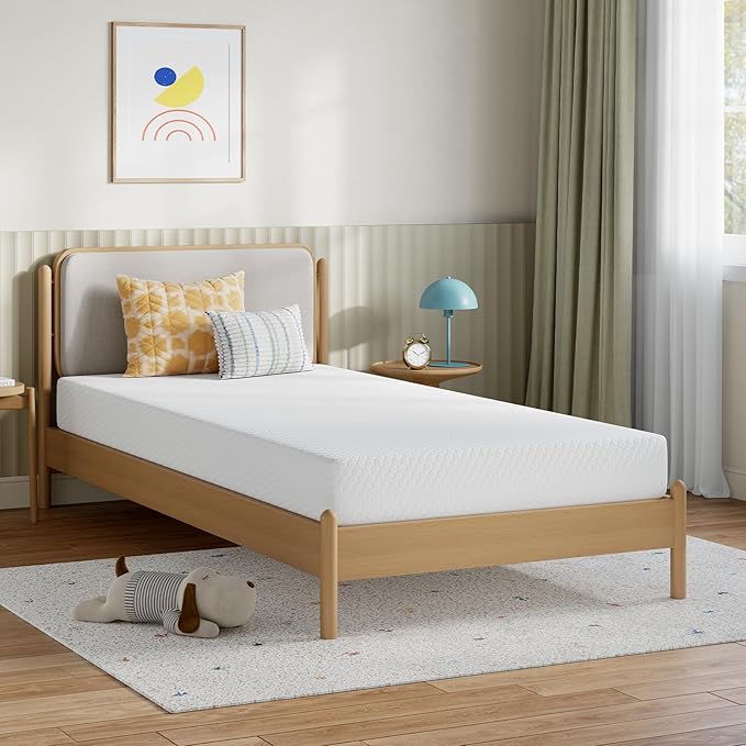 Novilla Twin Mattress 6 Inch, Twin Size Memory Foam Mattress for Kids with Breathable Comfort & High-Density Support Foam for Cool Touch & Enhanced Support Mattresses in a Box