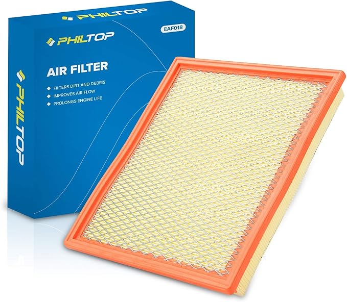PHILTOP Engine Air Filter CA7440 Replacement for Armada (2005-2015), Frontier (2005-2024), NV1500 NV2500 NV3500, QX56, Pathfinder, Titan, Xterra, Grand Cherokee