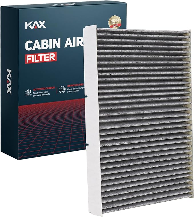 KAX Cabin Air Filter, CF8644A Replacement for Volkswagen Beetle 1998-2010, Jetta 1993-2005, Passat 2001-2005, Golf 1993-2006, Audi TT Quattro 2000-2006, Cabrio w/Activated Carbon Air Filter