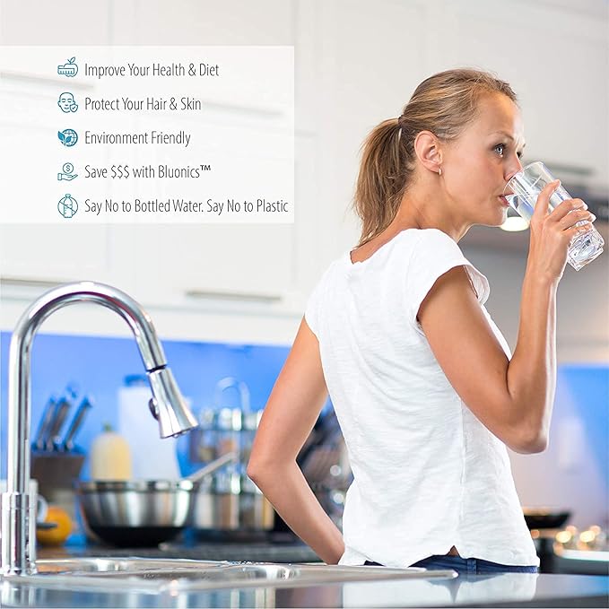 BLUONICS Sediment Replacement Water Filters Ten (5 Micron) 4.5" x 20" Whole House Cartridges