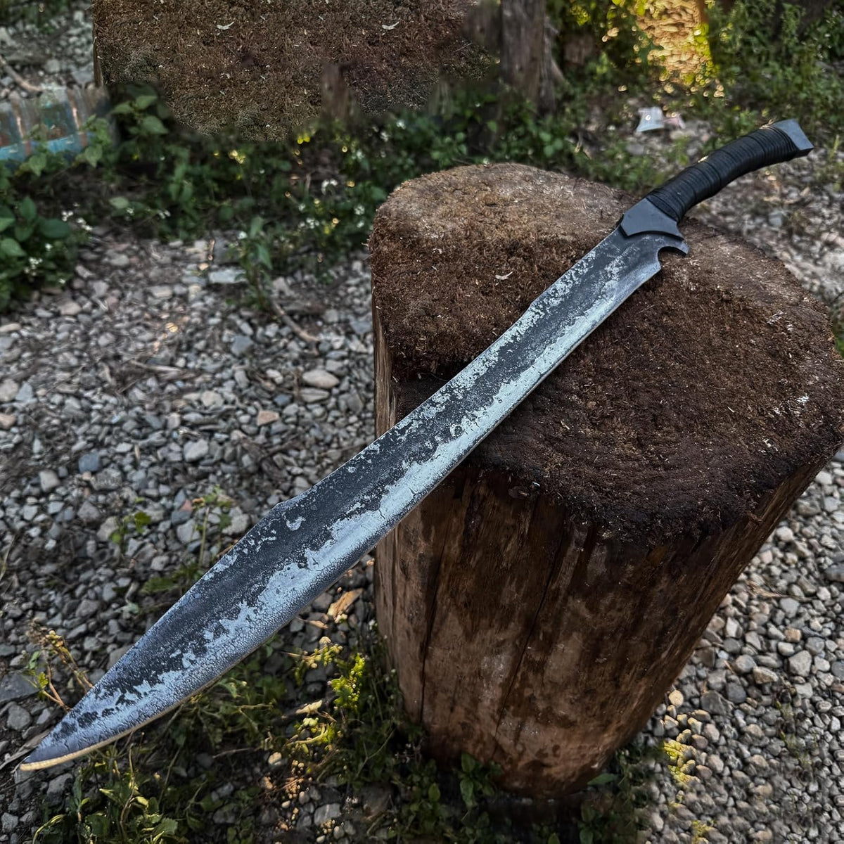 High Manganese Steel Blade Machete for Cutting Trees Heavy Duty Full Tang Outdoor Survival Hunting Tactical Sword