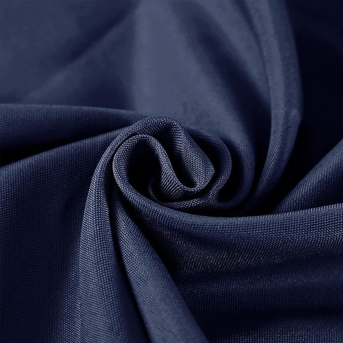 Rectangle Tablecloth 60x102 inch Washable Polyester Fabric Table Cloth for Wedding Party Dining Banquet Decoration(60x102,Navy)