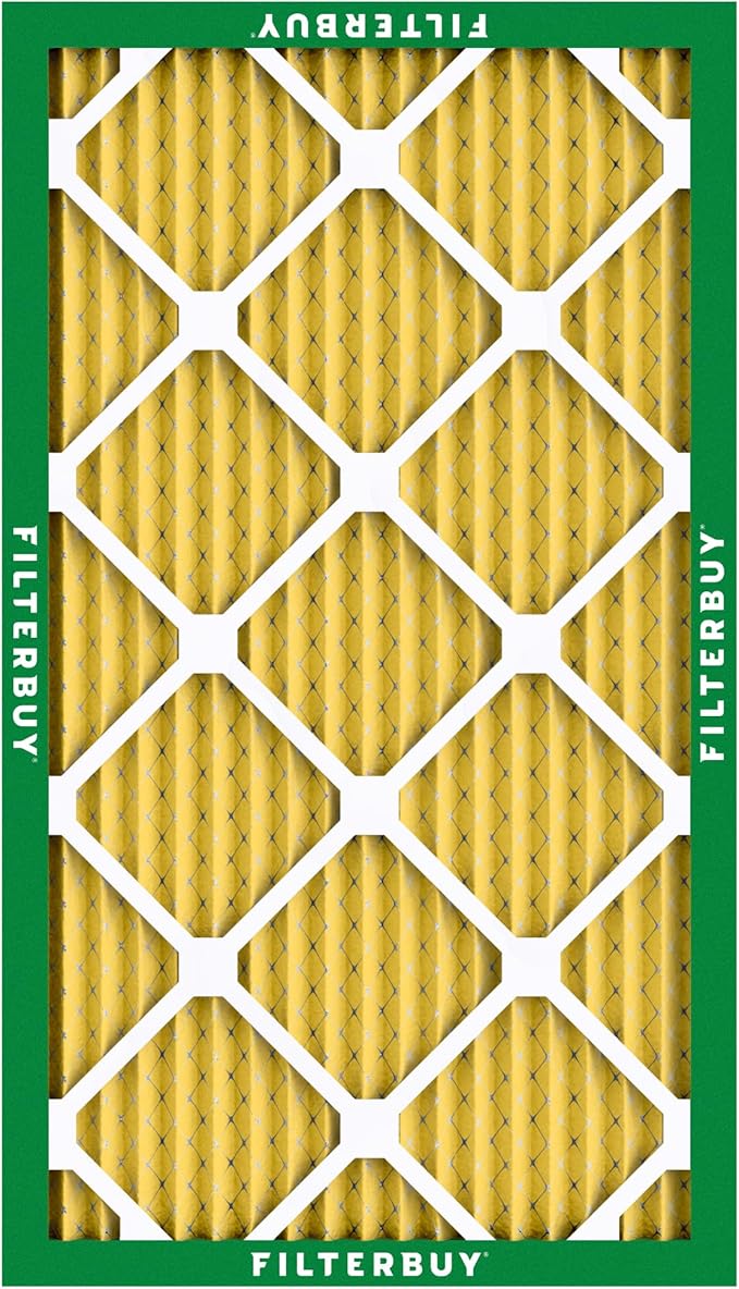 Filterbuy 24x36x1 Air Filter MERV 11 Superior Pet & Allergy Defense (4-Pack), Electrostatic Pleated HVAC AC Furnace Filters Replacement, Made in USA (Actual Size: 23.50 x 35.50 x 0.75)