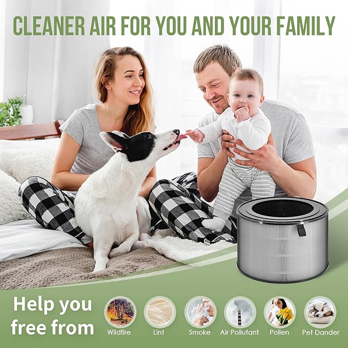 AS601HBB0 Filter Compatible with LG PuriCare 360 Air Purifier Filter Model AS601HBB0, H13 HEPA & Activated Carbon Filter, 1 Pack of Puricare 360 Replacement Filter