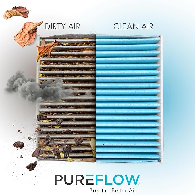 Pureflow Cabin Air Filter PC6067X | Fits 2023-18, 2020-18, 2011 Hyundai Equus G80, 2023-17, 2022-17 G90