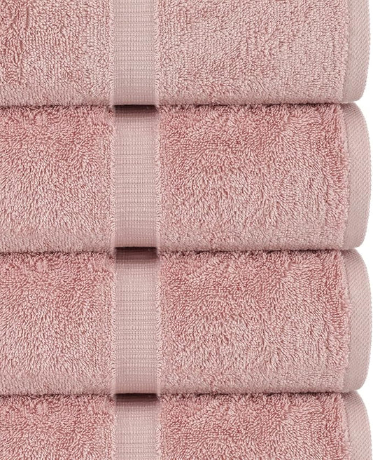 Chakir Turkish Linens, 100% Cotton Premium Quality Turkish Bath Sheets (35''x70'' Large Bath Sheet Towels - Pink)