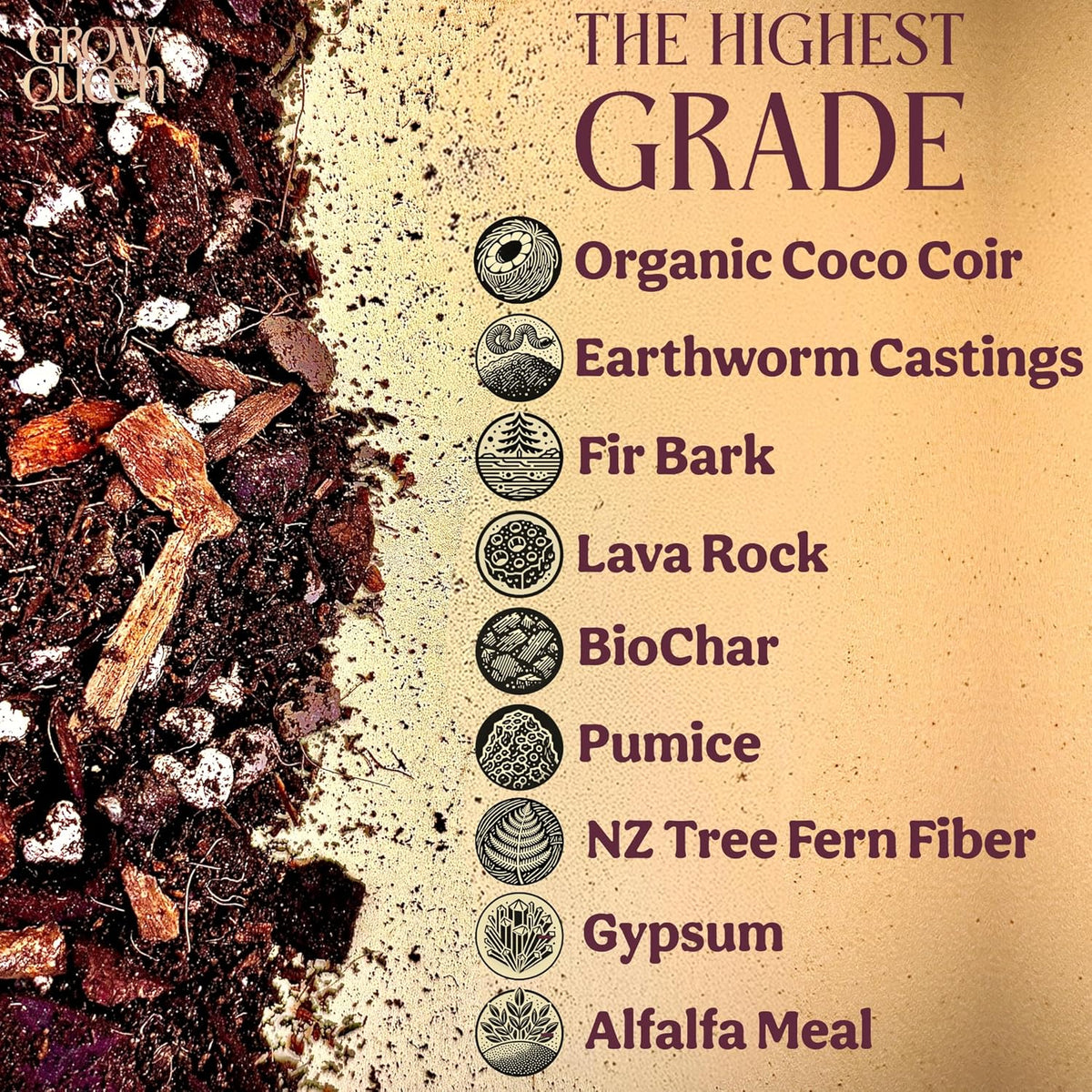 Craft Aroid Potting Mix- Elite Organic Alocasia, Philodendron, Monstera Soil Mix, Chunky, Well Draining Potting Soil for Indoor Plants, All Tropical Plants & Houseplants, Sustainable & Peat Free 4QT