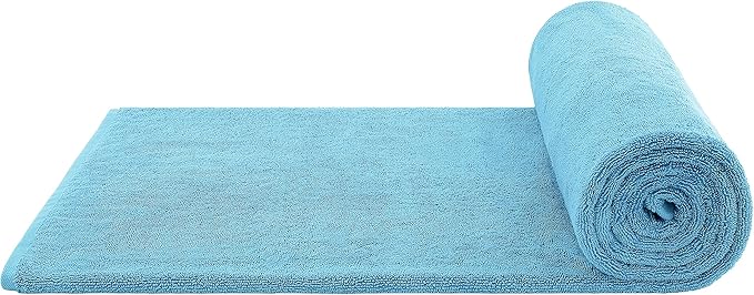 Cotton Paradise 100% Cotton 40x80 Oversized Bath Sheet, Extra Large Turkish Bath Towels for Bathroom, Sky Blue Bathsheet