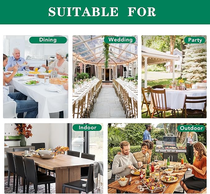 Biscaynebay Fabric Tablecloths 70x70 Square, Black/Grey Scottish Plaid Card Table Cloth Folding Table Cover Water Resistant for Dining, Kitchen, Wedding and Parties, etc Machine Washable
