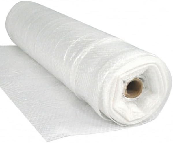 Farm Plastic Supply - String Reinforced 4 Year UV Resistant 10 mil Clear Greenhouse Plastic Sheeting - 4 Year UV Resistant Polyethylene Greenhouse Film, Hoop House Green House Cover (32' x 60')