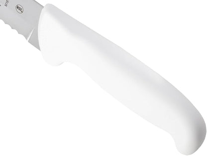 Mercer Culinary Ultimate White, 11 Inch Slicer Wavy Edge