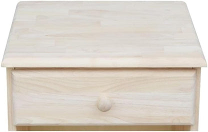 IC INTERNATIONAL CONCEPTS Nightstand Unfinished