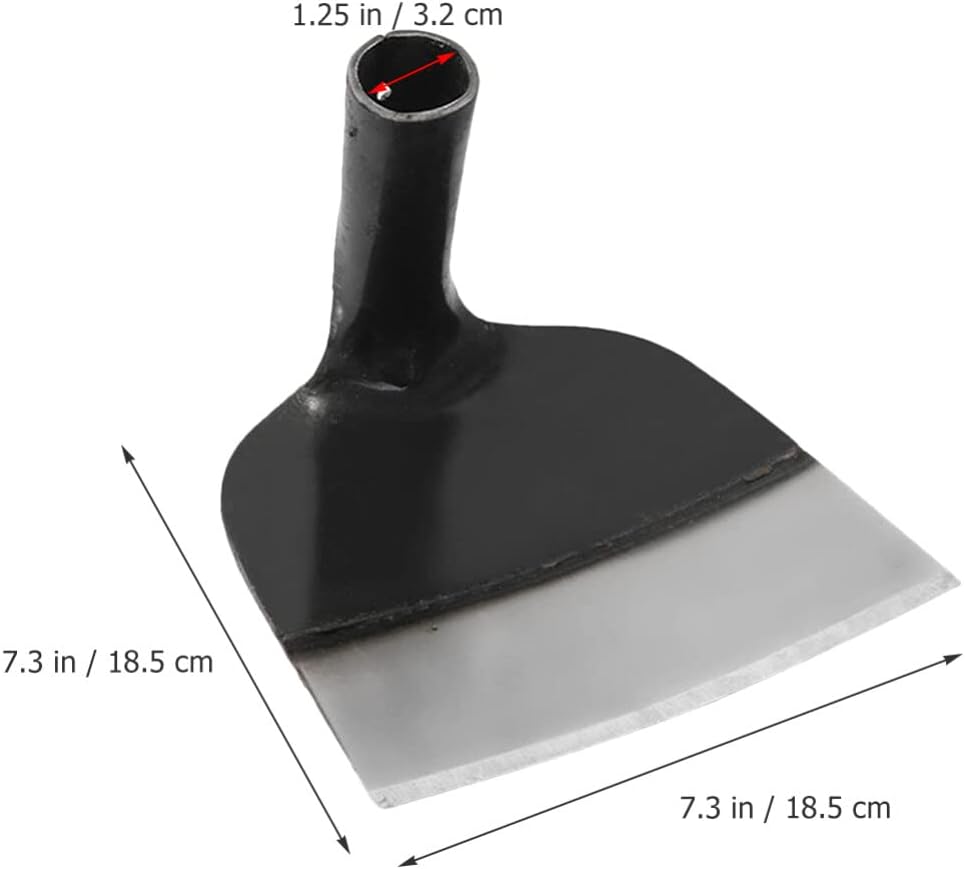 DOITOOL Hand Hoe Head Replacement Hoe Garden Tool Heavy Duty Farm Hoe Gardening Planting Agricultural Tiller Digging Weeding Tool Hoe Head for Agriculture