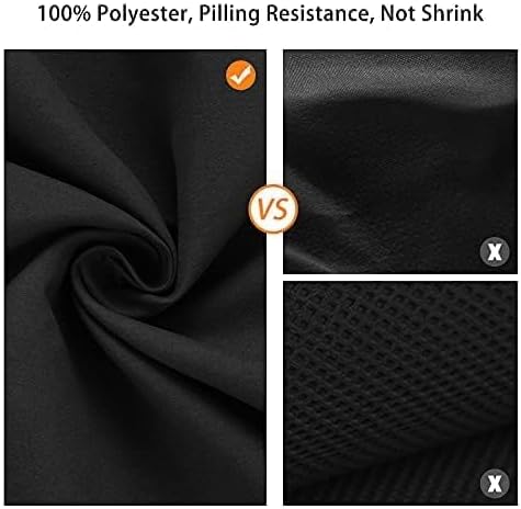 10 x 10 FT Black Backdrop Background, 100% Polyester Photography Backdrop Foldable Washable Black Screen for Photoshoot Portraits Party Video Studio Shooting