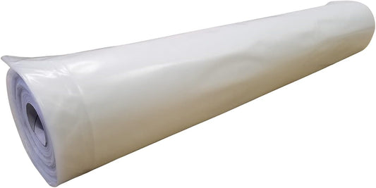 Farm Plastic Supply - Clear Greenhouse Plastic Sheeting - Ultra Durable - 8 mil - (50' x 60') - 4 Year UV Resistant Polyethylene Greenhouse Film for Gardening, Farming, Agriculture