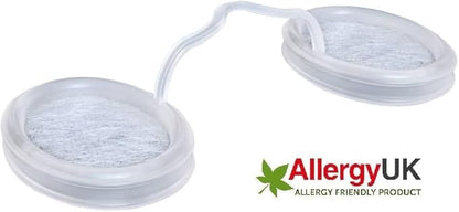 O2 Nose Filters with 3M Filtration - Nasal Screens for Allergies, Dust & Smoke - Drug-Free & Latex-Free Nose Filters - Invisible Allergy Protection (Medium x 20)