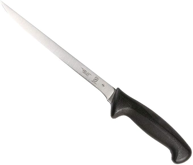 Mercer Culinary M23860 Millennia Black Handle, 8.5-Inch Narrow, Fillet Knife