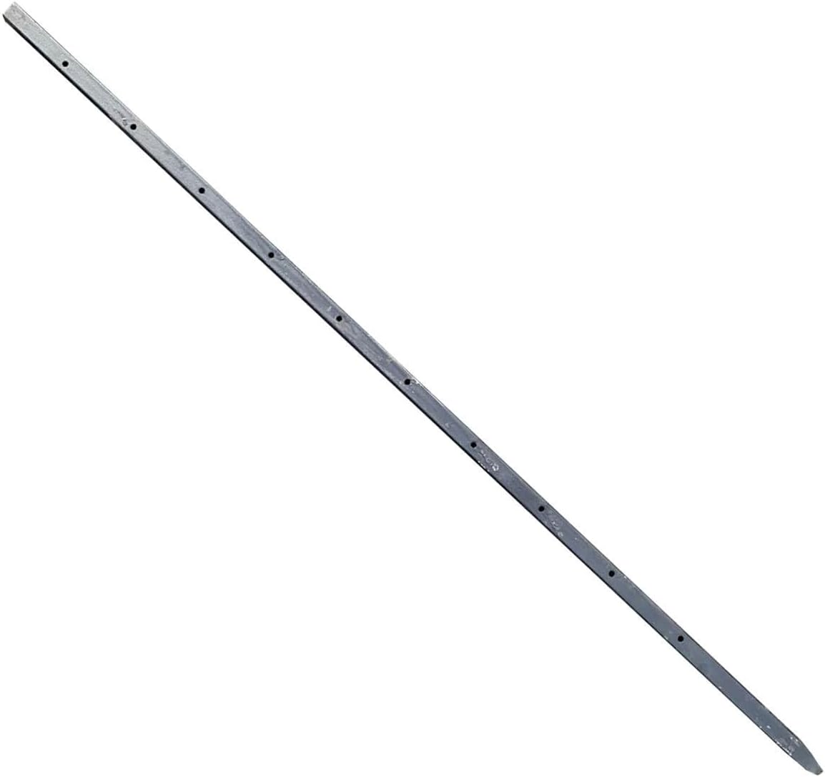 Sandbaggy 36" Square Steel Concrete Form Stakes with Nail Holes - 5/8" Wide - Rust Resistant Coating - Removable, Reusable - Construction Grade Stakes (100, 36 inch)