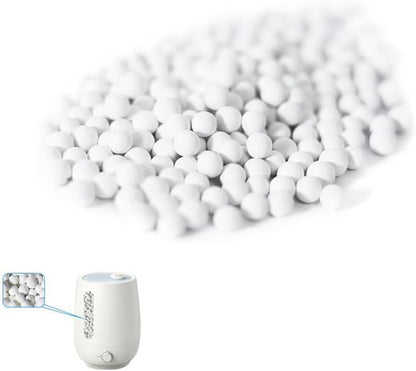 200 Gram Humidifier Cleaner Refill Replacement Nano Silver Ceramic Cleaning Ball for Humidifiers Demineralization Cartridge Containers Filters Fish Tank Purifies Water Eliminates Dust Odor