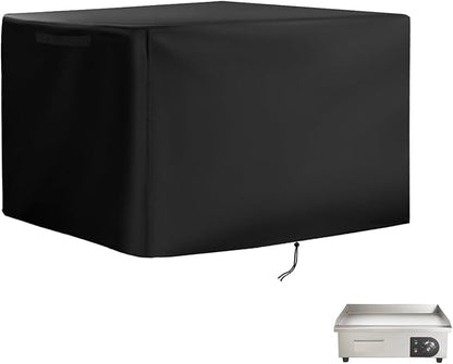 Grill Cover for VEVOR Commercial Electric Griddle, Heavy-Duty 600D Tabletop BBQ Cover for VEVOR 22" Electric Flat Top Grill
