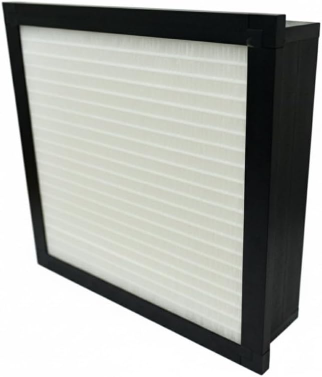 12x24x4 Mini-Pleat Synthetic Panel Air Filter – 4” – Box Plastic Frame – MERV 15 ASHRAE 52.2 – High-Efficiency HVAC Filter for Commercial & Industrial Use – (Pack of 6)
