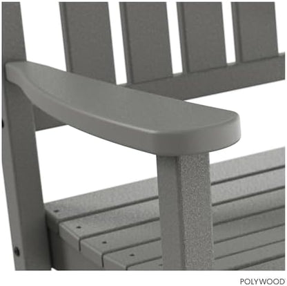 POLYWOOD Presidential Rocking Chair in Slate Grey