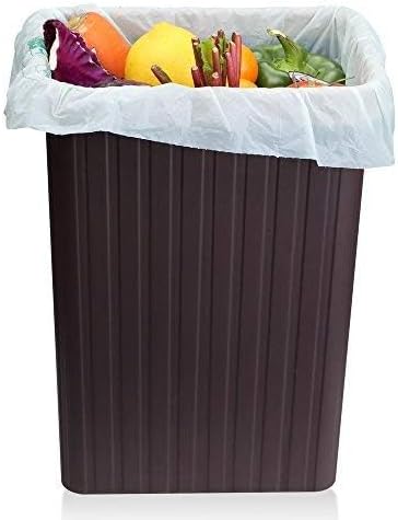 Primode 100% Compostable Bags, 4 Gallon (15L) Food Scraps Yard Waste Bags, Extra Thick 0.75 Mil. ASTM D6400 Compost Bags Small Kitchen Trash Bags, 100 Count Certified by BPI & TUV EU