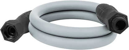 Flexzilla Colors SwivelGrip Garden Hose 5/8 in. x 5 ft., Lightweight All-Weather Water Hose, Durable and Flexible, Leak-Free Connections, Slate Grey