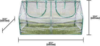 Zenport SH3212A Garden Cold Frame Greenhouse Cloche - 10 Pack