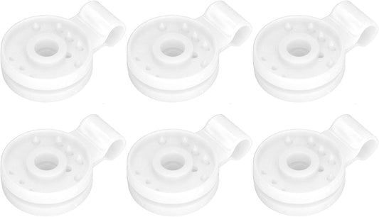 100pcs Shade Cloth Plastic Clips Heavy Duty Lock Grip, Bird Proof Shade Cloth Sunshade Clips for Outdoor Garden Greenhouse (White)