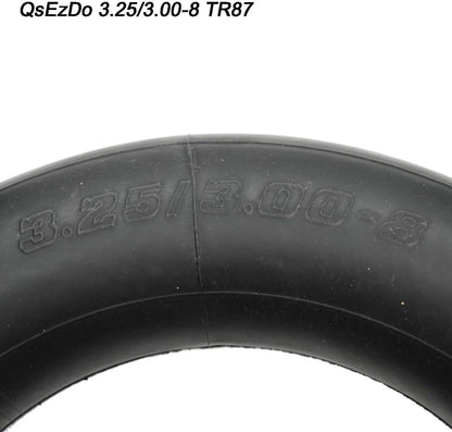 3.25/3.00-8 Inner Tube, with TR87 Bent Valve Stem, work for Wheelbarrow Barrow Sack Truck Trolley Spare Wheel,and more. (3.25/3.00-8 TR87)