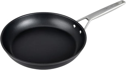 MsMk 10 inch Nonstick Frying Pan, Carbonize also Non-Stick Saute Pans, PFAS & PFOA Free Non-Toxic, Scratch-resistant, All Stovetops for Induction, Ceramic and Gas Cooktops, Dishwasher & Oven Safe